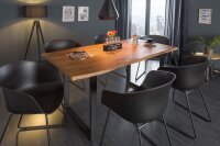Table de salle à manger en bois dacacia et...
