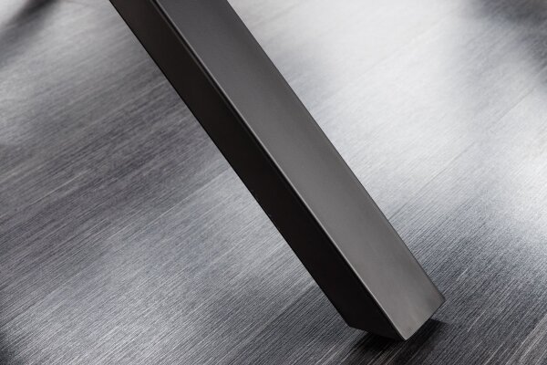 Esstisch Akazienholz Metall 180x90 cm Industrial Baumkante