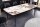 Table de salle à manger céramique métal en marbre naturel noir 160x76 cm