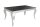 Table basse en céramique noire marbre argenté 100x60 cm (Lxl)