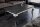 Table basse en céramique noire marbre argenté 100x60 cm (Lxl)