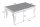Table basse en céramique noire marbre argenté 100x60 cm (Lxl)