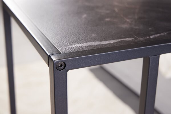 Table dappoint en anthracite noir 43 x 35 cm