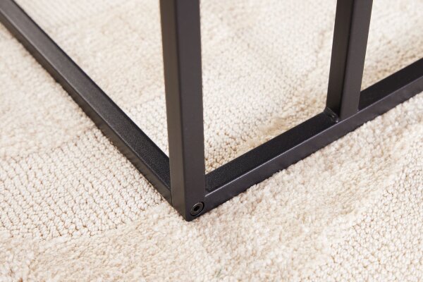 Table dappoint en anthracite noir 43 x 35 cm