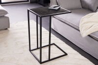 Beistelltisch in Anthrazit Schwarz 43 x 35 cm