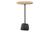 Beistelltisch Mango Holz Marmor Metall Handarbeit...
