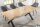 Table de salle à manger Bord darbre 180 x 90 cm x -pieds Industrial