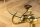 Beistelltisch Gold 40x42 cm Hartglas Metall Handarbeit
