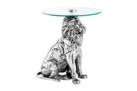 Table dappoint ronde Ø 45 cm travail manuel lion...