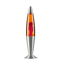 JENNY Lampe à Lave Orange Cire Rouge 42cm de haut...