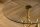 Table dappoint artisanale paon en or Ø 45 cm rond