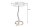 Beistelltisch Hartglas Metall in Kupfer 45x45 cm Handarbeit