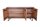 Sideboard 150 cm breit H: 76 cm Modern Akazienholz Metall