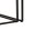 Lot de 2 tables dappoint carrées en bois de manguier acier MORLEY