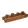 Porte-bougies bois fer 57 cm de long Rustique pour bougies de souche