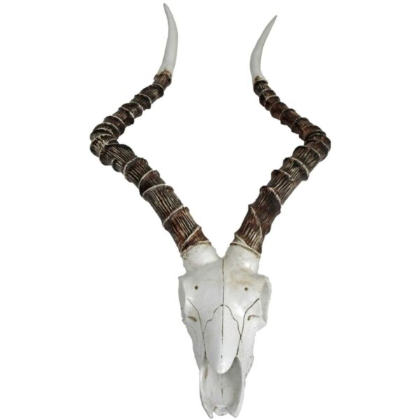 Deko Jagdtrophäe Tier Schädel H: 68 cm Polyresin künstlich