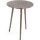 Runder Beistelltisch Dreibein &Oslash; 38 cm H: 52 cm Grau