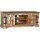TV Lowboard Holz massiv 125 cm lang Bunt BAIN