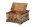 Truhentisch Holz Bunt B: 70,5 cm quadratisch mit Schubladen
