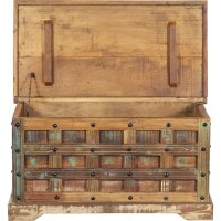 Truhentisch mit Schubladen B: 90 cm Holz Bunt BLAIR