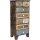 Kommode hoch 110 cm B: 50 cm Bunt Holz MDF dekorativ