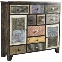 Sideboard Holz MDF 125 cm breit H: 111 cm dekorativ BYRON