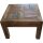 Quadratischer Couchtisch Teak Holz Braun B: 70 cm