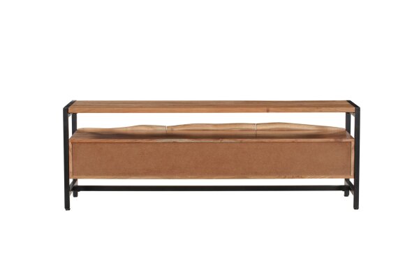 TV Lowboard 145 cm mit Schubladen Holz Eisen Industrial
