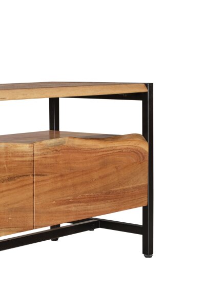 TV Lowboard 145 cm mit Schubladen Holz Eisen Industrial