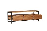 TV Lowboard 145 cm mit Schubladen Holz Eisen Industrial