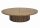 Table de salle à manger ronde Ø 120 cm pliable Pied colonne bois plastique