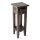 Table de t&eacute;l&eacute;phone en acajou L : 25cm Shabby brun
