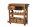 Barschrank mit Rollen Mangoholz Stahl B: 100 cm Industrial