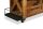 Barschrank mit Rollen Mangoholz Stahl B: 100 cm Industrial