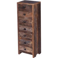 Commode en bois étroite H : 58 cm L : 20 cm en...