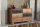 Kommode Holz 135 cm breit Grau Natur Schwarz SILAS