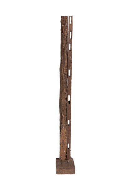 Statue Teak Holz Handarbeit H: 132 cm dekorativ