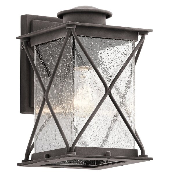 Lampe dextérieur antique verre de pluie IP44 E27 mur maison