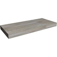 Étagère flottante aspect bois gris 100 cm...