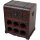 Weinschrank Truhe H: 48 cm klein Braun antik BECKETT