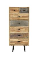 Commode bois acier H : 112 cm Moderne décoratif