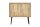 Buffet bois acier largeur 92 cm Nature Gris Noir
