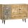 Sideboard bois acier L : 117 cm avec tiroirs portes