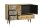 Sideboard bois acier L : 117 cm avec tiroirs portes