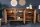 Sideboard Sheesham Holz Metall 145 cm breit Handarbeit