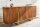 Sideboard Holz Metall 160 x 75 cm Art Déco Lamellen Design