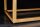 Highboard Schwarz Gold 100 x 120 cm (BxH) Holz Eisen