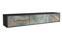TV Lowboard hängend Steinfurnier Akazienholz 160 cm...