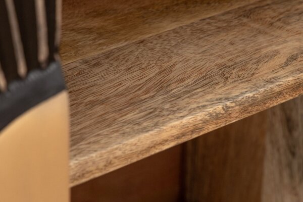 Sideboard Schwarz Gold 177 cm breit groß dekorativ
