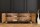 Sideboard Schwarz Gold 177 cm breit groß dekorativ